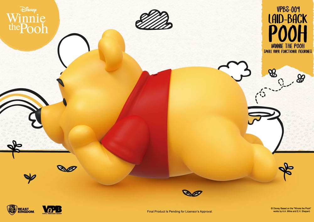 Winnie The Pooh Small Vinyl Bank laid-back Winnie 17 cm [3]