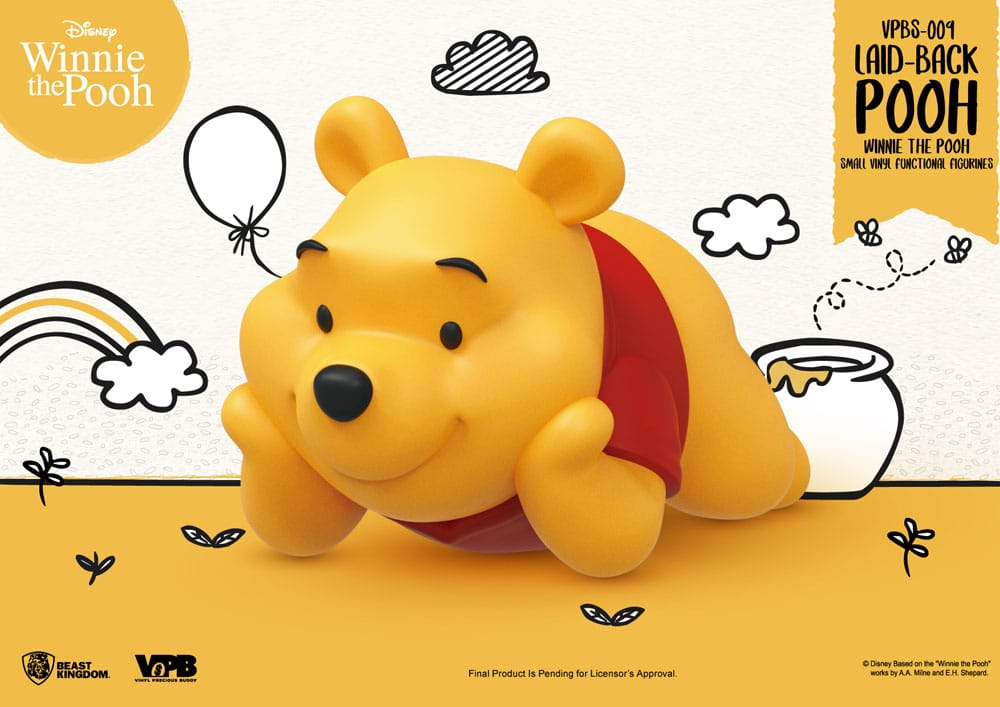 Winnie The Pooh Small Vinyl Bank laid-back Winnie 17 cm [2]