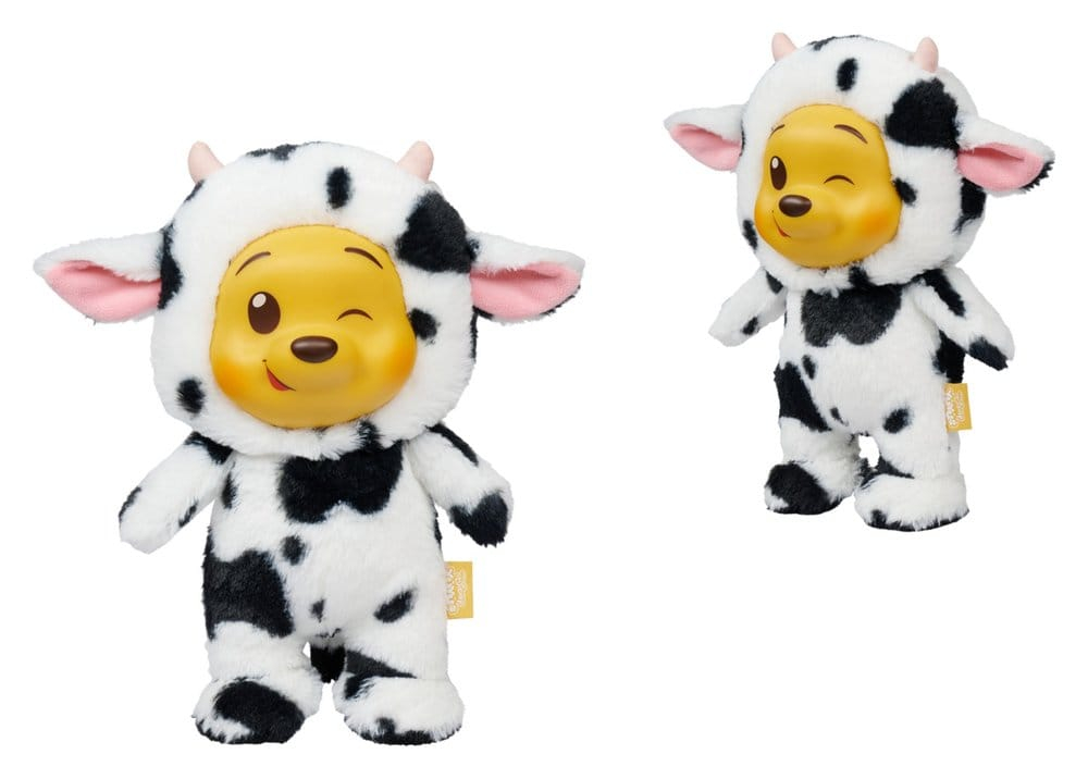 Winnie the Pooh YUYUS Plush Figure Winnie the Pooh Cow 28cm [3]
