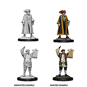WizKids Deep Cuts Unpainted Miniatures - Mayor & Town Crier [1]