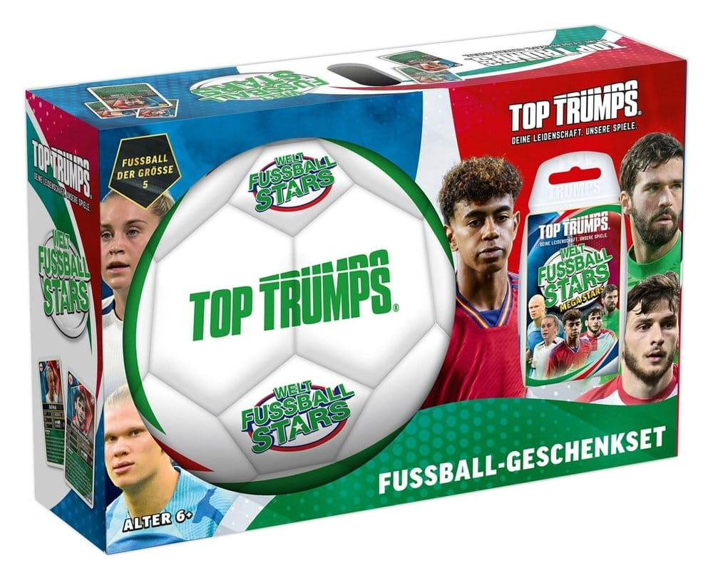World Football Stars Top Trumps Gift Set with Football *German Version* [3]