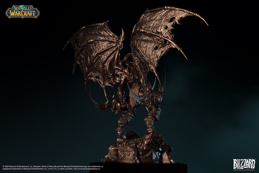 World of Warcraft 1/10 Scale Statue Illidan Stormrage (Bronze-Colored) 34 cm [11]