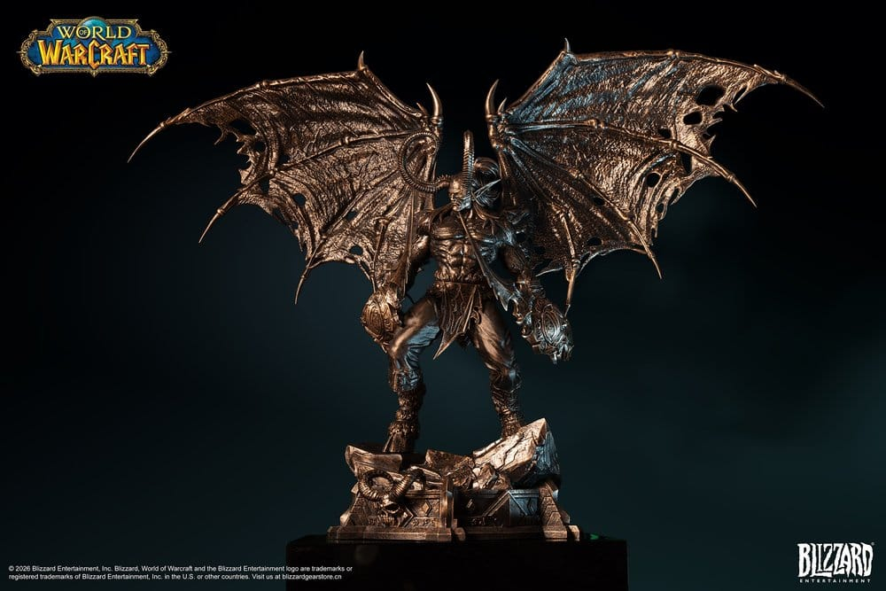 World of Warcraft 1/10 Scale Statue Illidan Stormrage (Bronze-Colored) 34 cm [8]