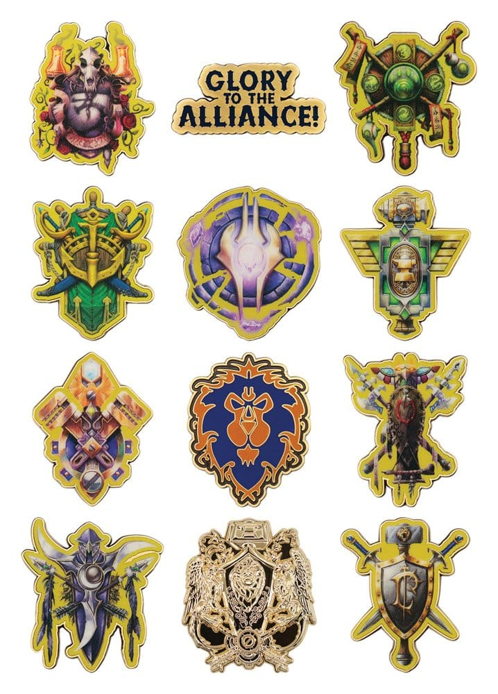 World of Warcraft Alliance Pin Badges Blind Box Display (12) [9]