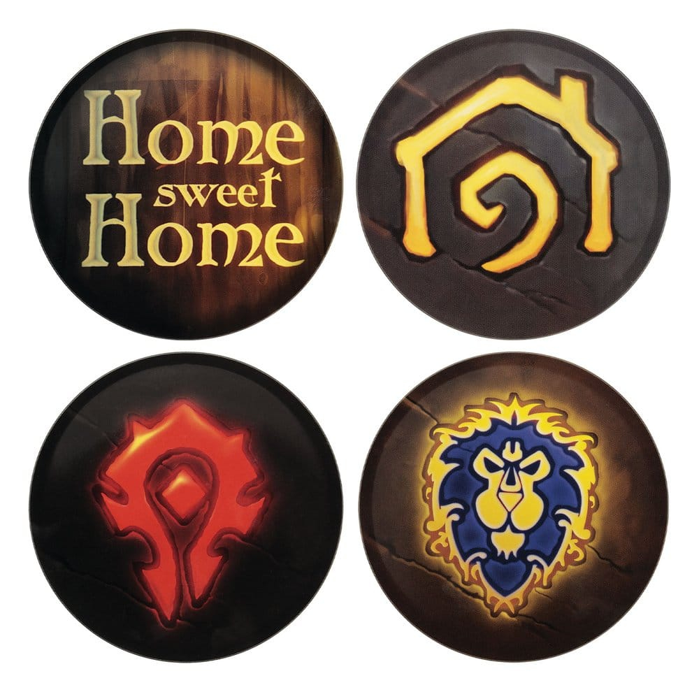 World of Warcraft Coaster 4-Pack Printed Metal [8]