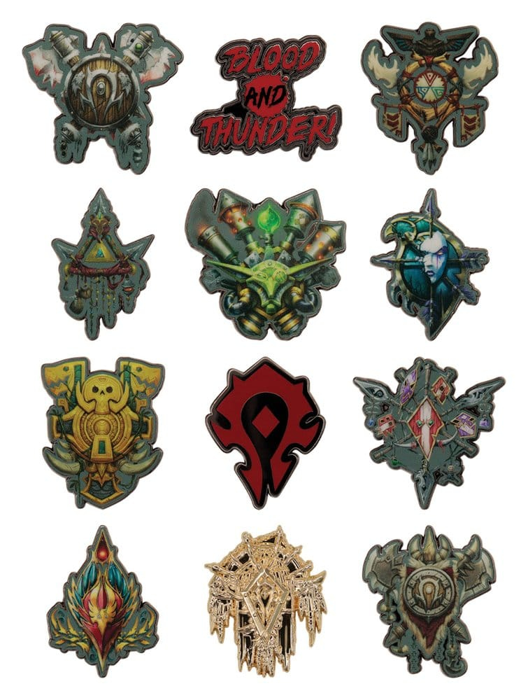World of Warcraft Mystery Pin Badges Horde Blind Box Display (12) [9]