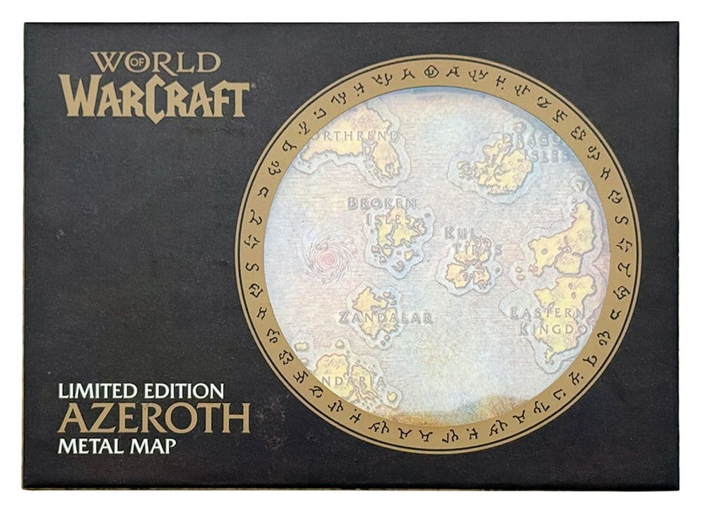 World of Warcraft Replica Metal Map of Azeroth Limited Edition 12 x 18 cm [5]