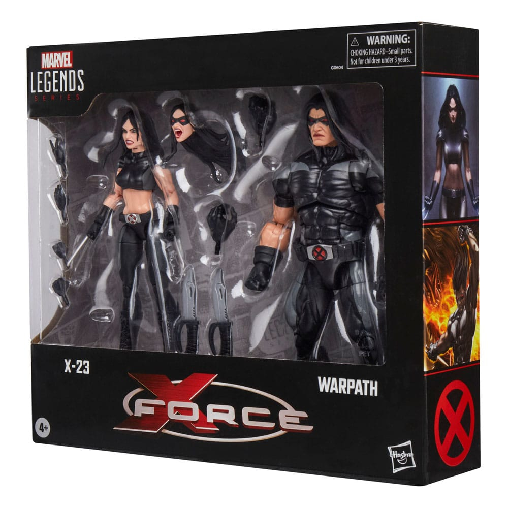 X-Force Marvel Legends Action Figure 2-Pack X-23 & Warpath 15 cm [15]