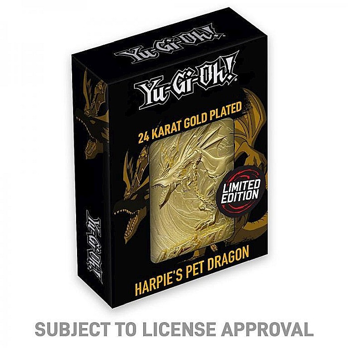 Yu-Gi-Oh! Limited Edition 24k Gold Plated Harpies Pet Dragon Metal Card [1]