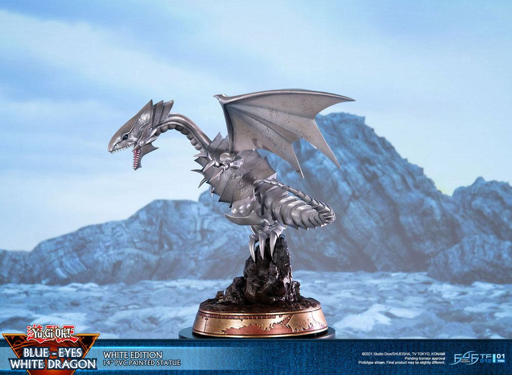 Yu-Gi-Oh! PVC Statue Blue-Eyes White Dragon White Edition 35 cm [6]