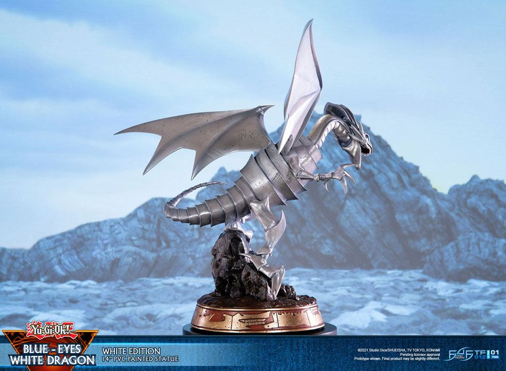 Yu-Gi-Oh! PVC Statue Blue-Eyes White Dragon White Edition 35 cm [3]