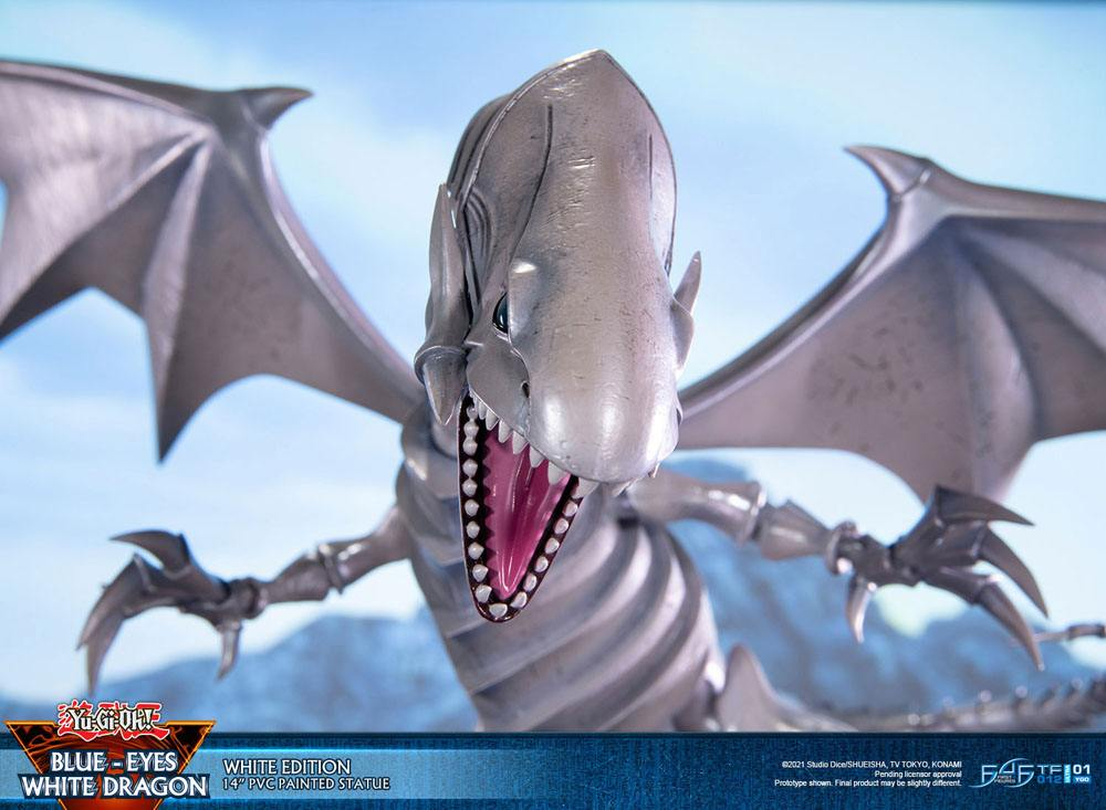 Yu-Gi-Oh! PVC Statue Blue-Eyes White Dragon White Edition 35 cm [10]