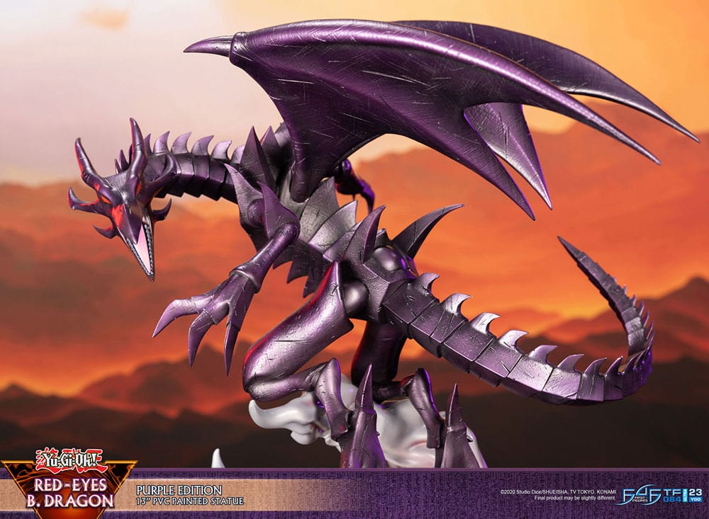 Yu-Gi-Oh! PVC Statue Red-Eyes B. Dragon Purple Colour 33 cm [24]