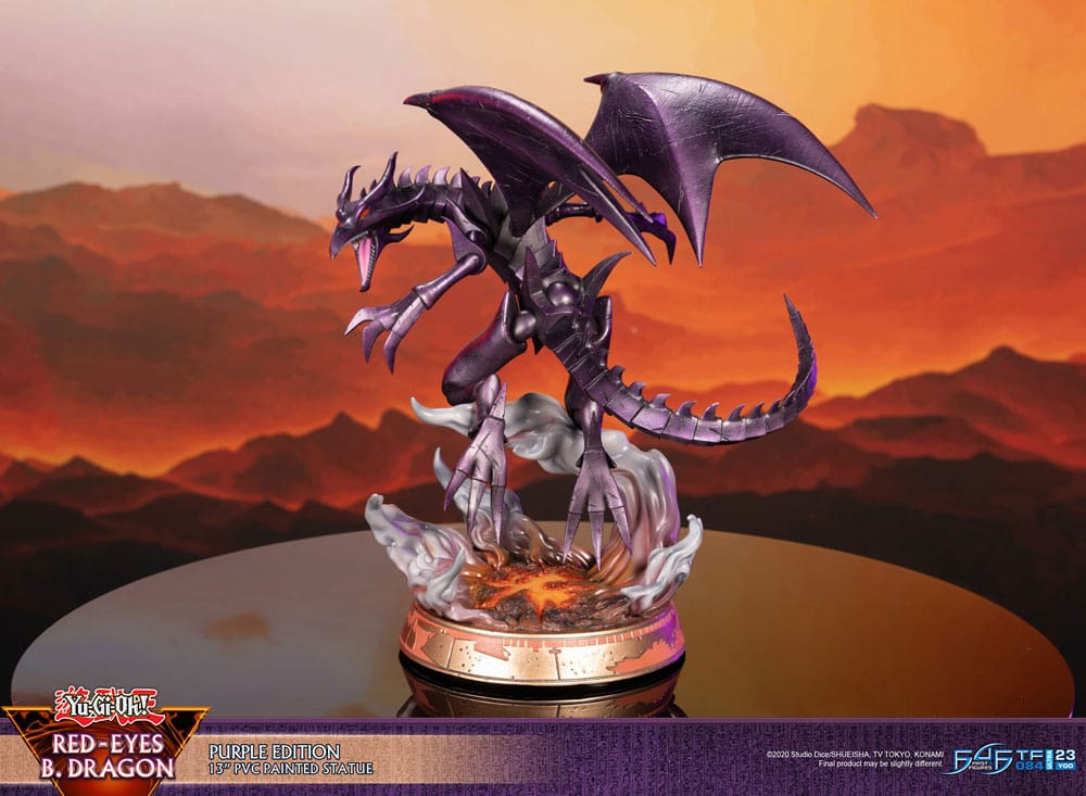 Yu-Gi-Oh! PVC Statue Red-Eyes B. Dragon Purple Colour 33 cm [21]
