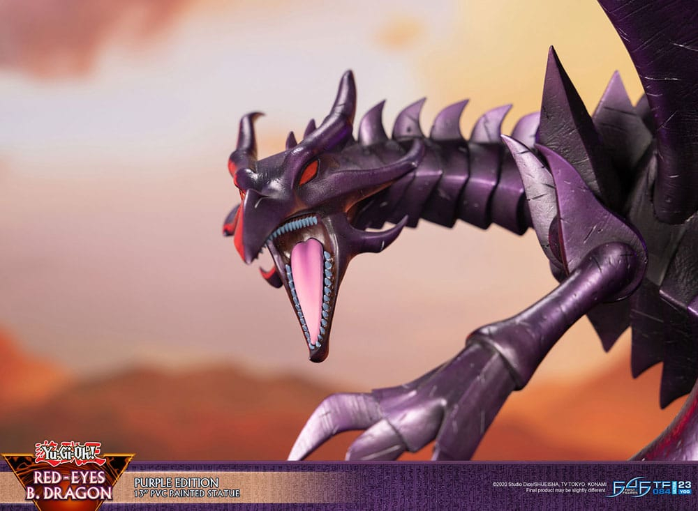 Yu-Gi-Oh! PVC Statue Red-Eyes B. Dragon Purple Colour 33 cm [4]