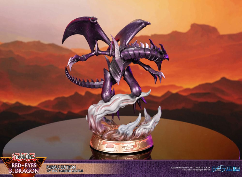 Yu-Gi-Oh! PVC Statue Red-Eyes B. Dragon Purple Colour 33 cm [17]