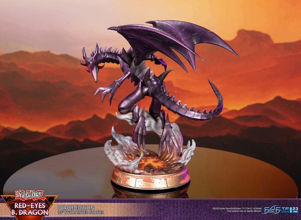 Yu-Gi-Oh! PVC Statue Red-Eyes B. Dragon Purple Colour 33 cm [22]