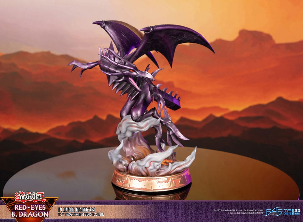 Yu-Gi-Oh! PVC Statue Red-Eyes B. Dragon Purple Colour 33 cm [16]