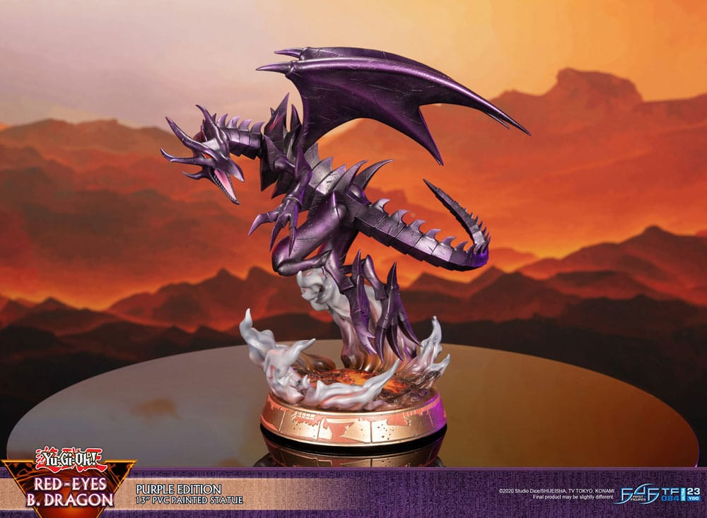 Yu-Gi-Oh! PVC Statue Red-Eyes B. Dragon Purple Colour 33 cm [15]