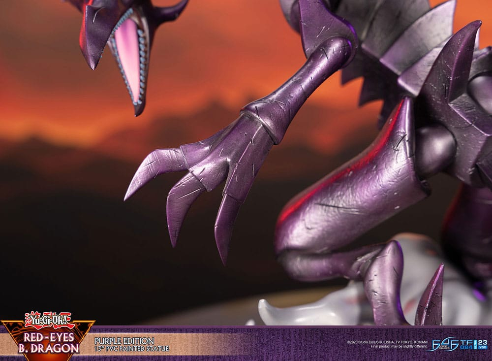 Yu-Gi-Oh! PVC Statue Red-Eyes B. Dragon Purple Colour 33 cm [30]