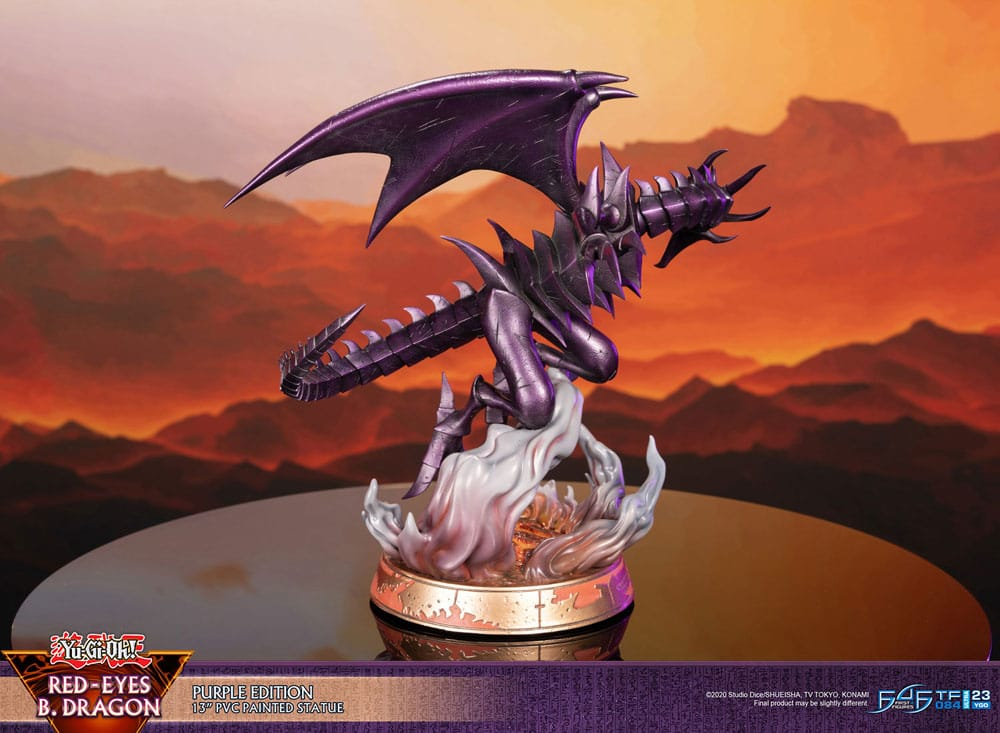 Yu-Gi-Oh! PVC Statue Red-Eyes B. Dragon Purple Colour 33 cm [18]