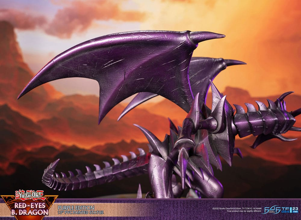 Yu-Gi-Oh! PVC Statue Red-Eyes B. Dragon Purple Colour 33 cm [5]