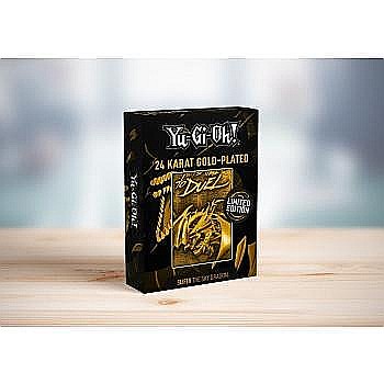 YuGiOh! Limited Edition 24K Gold Metal God Card Slifer the Sky Dragon [1]