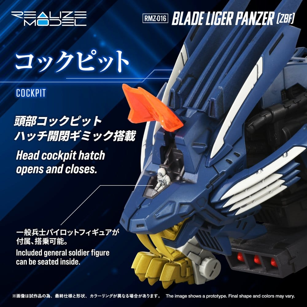Zoids Plastic Model Kit 1/100 RMZ-016 Blade Liger Panzer ZBF 25 cm [8]