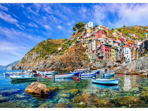 Puzzle 1000 piese Enjoy – Riomaggiore, Cinque Terre, Italy [1]