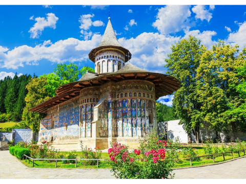 Puzzle 1000 piese Enjoy – Voroneț Monastery, Suceava [1]