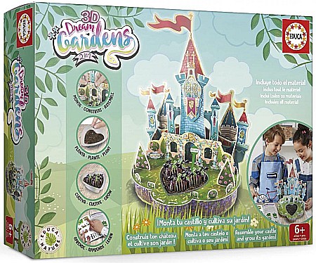 Jocuri si jucarii - 3D Dream Gardens 2in1 Castillo Educa 19468
