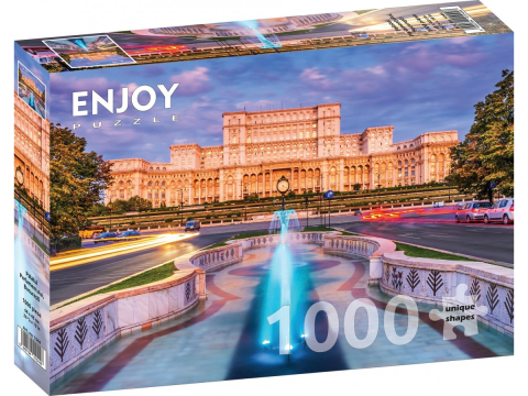 Puzzle 1000 piese - Puzzle 1000 piese Enjoy – Palatul Parlamentului, Bucuresti
