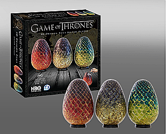 4D Cityscape Time Puzzle - 4D Cityscape - Game of Thrones Dragon Egg Puzzles Set