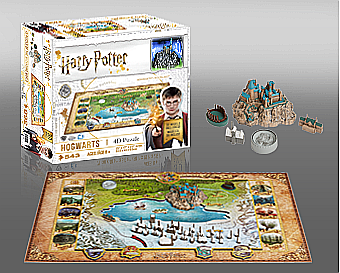 4D Cityscape Time Puzzle - 4D Cityscape - Harry Potter Hogwarts Puzzle
