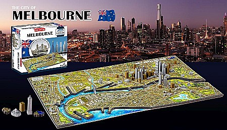 4D Cityscape Time Puzzle - 4D Cityscape Puzzle Melbourne