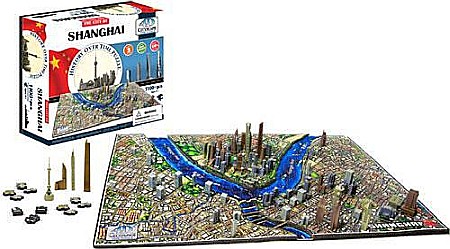 4D Cityscape Time Puzzle - 4D Cityscape Puzzle Shanghai