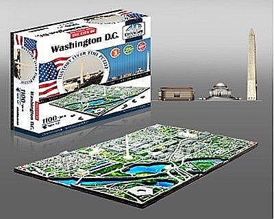 4D Cityscape Time Puzzle - 4D Cityscape Time Puzzle - Washington