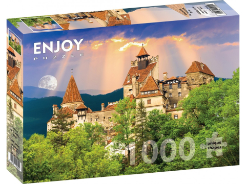 Puzzle - Puzzle 1000 piese Enjoy – Castelul lui Dracula, Bran