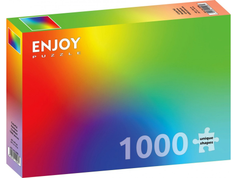 Puzzle - Puzzle 1000 piese Enjoy – Colorful Rainbow Gradient