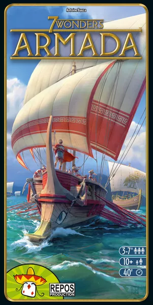 Board Games - 7 Wonders - Armada - 1st edition