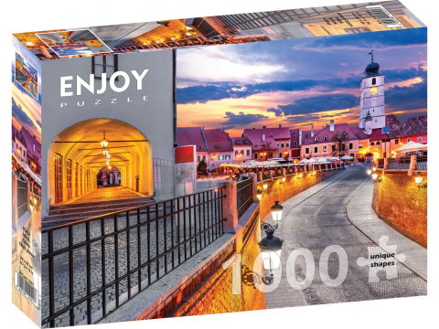 Puzzle - Puzzle 1000 piese Enjoy – Piața Mică Sibiu