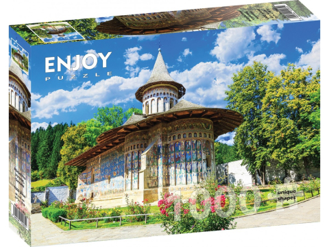 Puzzle - Puzzle 1000 piese Enjoy – Voroneț Monastery, Suceava
