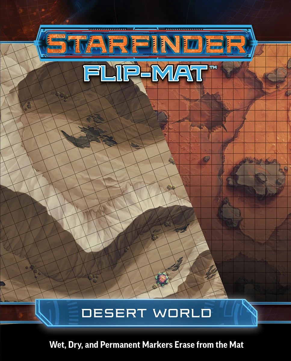 Noutati - Starfinder Flip-Mat Desert World - 61 x 76 cm