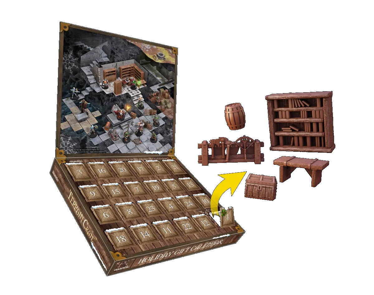 Alte produse Hobby - Terrain Crate RPG Dungeon Scenery Advent Calendar