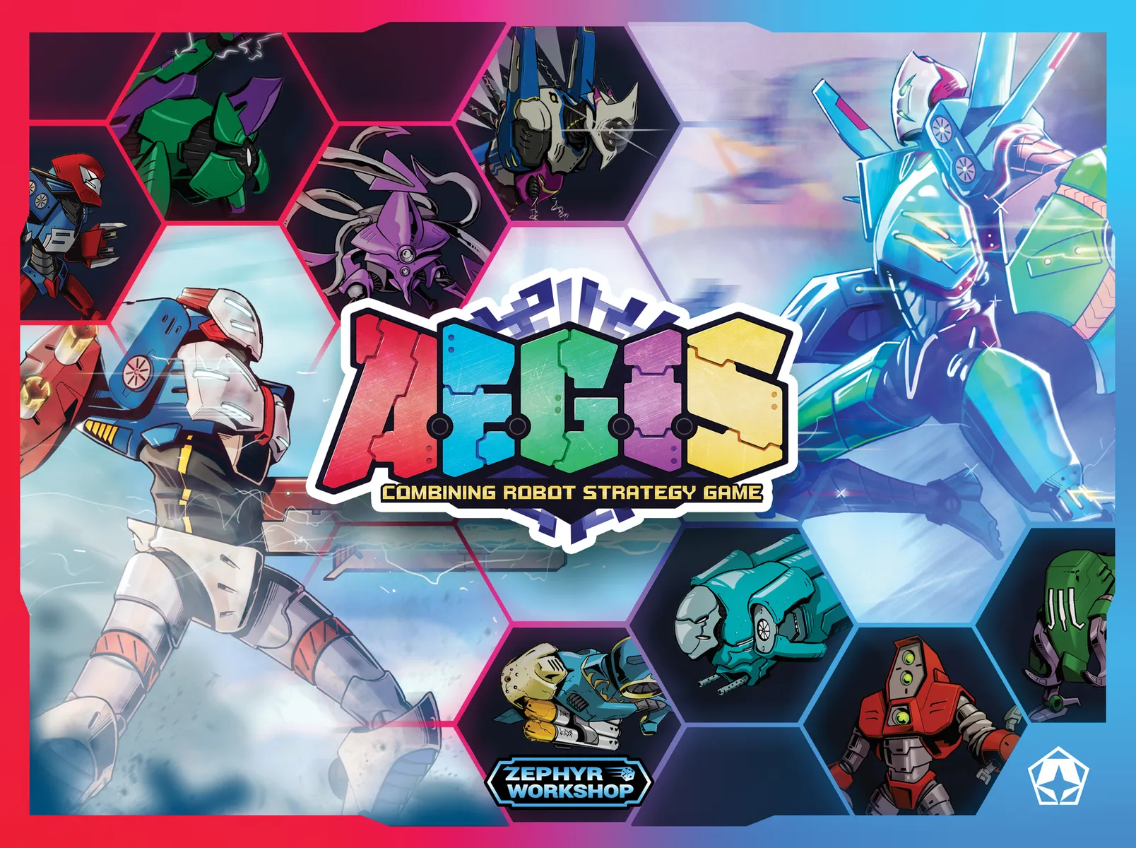 Board Games - A.E.G.I.S.: Combining Robot Strategy Game