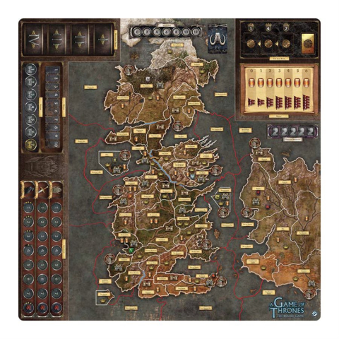 Carpete - A Game of Thrones: Board Game (2nd Edition): Mother Of Dragons Deluxe Gamemat