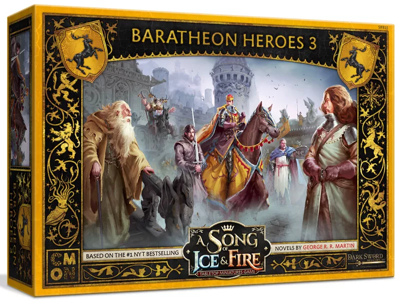 Board Games - A Song of Ice & Fire: Tabletop Miniatures Game – Baratheon Heroes 3