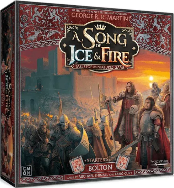 Board Games - A Song of Ice & Fire: Tabletop Miniatures Game – House Bolton Starter Set