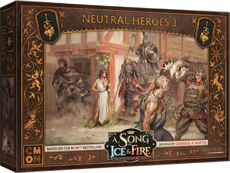Extensii boardgames - A Song of Ice & Fire: Tabletop Miniatures Game – Neutral Heroes 3