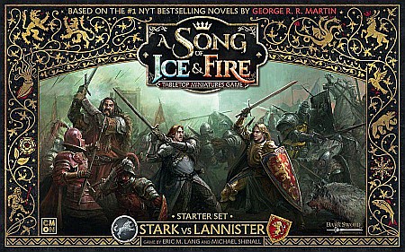 Board Games - A Song of Ice & Fire: Tabletop Miniatures Game – Stark vs Lannister Starter Set